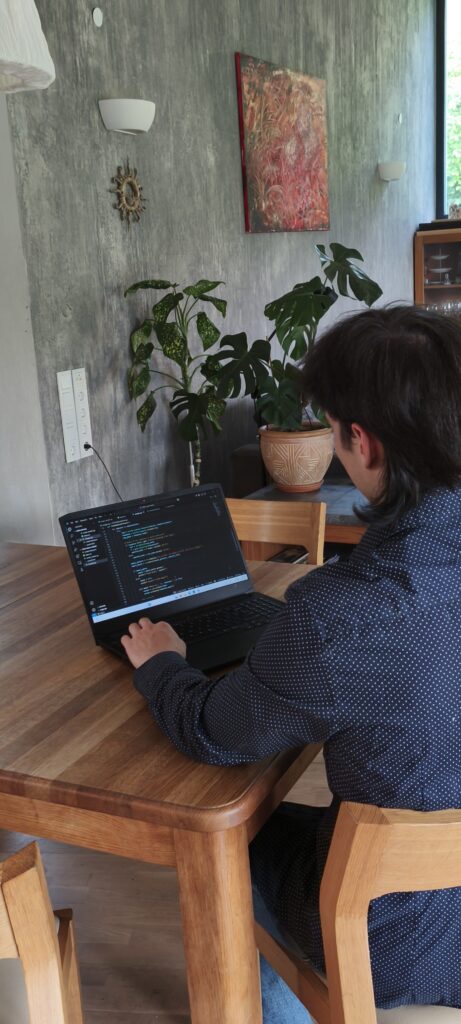 Martynas Vaižmužis - programuotojas bei web dizaineris.